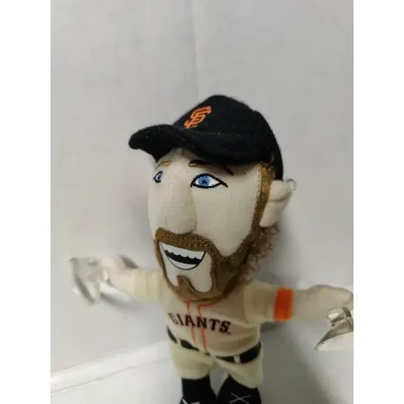San Francisco Giants Hunter Pence on Board Plush Doll Window Cling 2017 - Picture 5 of 11